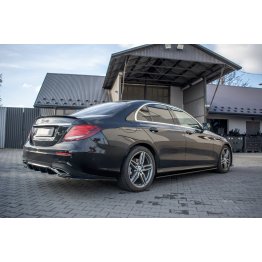 Накладки сплиттеры на пороги на Mercedes E W213 AMG-Line / E43 AMG